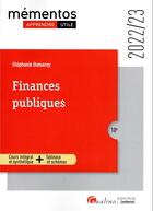 Couverture du livre « Finances publiques : élaboration, exécution, contrôle (10e édition) » de Stephanie Damarey aux éditions Gualino