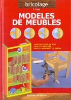 Couverture du livre « Modeles de meubles » de Jean Poggi aux éditions De Vecchi