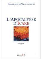 Couverture du livre « L'apocalypse d'Icare » de Dominique Williencourt aux éditions Nuvis