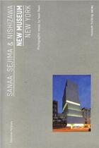 Couverture du livre « New museum: new york » de Kazuyo Sejima aux éditions Poligrafa