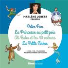 Couverture du livre « Marlene Jobert Raconte Ali Baba, Peter Pan, La Petite Sirene, La Princesse Au Petit Pois » de Jobert aux éditions Glenat