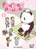 Couverture du livre « Pan'Pan Panda, une vie en douceur T05 » de Sato Horokura aux éditions Nobi Nobi
