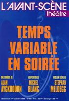 Couverture du livre « Temps variable en soiree » de Alan Ayckbourn aux éditions Avant-scene Theatre