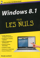 Couverture du livre « Windows 8.1 pour les nuls » de Woody Leonhard aux éditions First Interactive