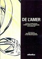 Couverture du livre « De l'amer » de Duche-Gavet Veroniqu aux éditions Atlantica