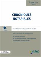 Couverture du livre « Chroniques notariales : Chroniques notariales 79 » de Yves-Henri Leleu aux éditions Larcier