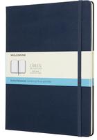 Couverture du livre « Carnet pointillé très grand format rigide bleu saphir » de  aux éditions Moleskine