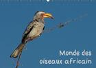 Couverture du livre « Monde des oiseaux africain calendrier mural 2018 din a2 hori - des portraits d oiseau fascina » de Wolf G aux éditions Calvendo