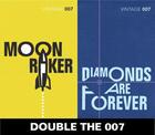 Couverture du livre « Double the 007: Moonraker and Diamonds are Forever (James Bond 3&4) » de Ian Fleming aux éditions Random House Digital