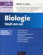 Couverture du livre « Biologie ; BCPST 2e année ; tout-en-un (3e édition) » de Pierre Peycru aux éditions Dunod