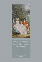 Couverture du livre « L'englishness de l'art anglais » de Nikolaus Pevsner aux éditions Klincksieck