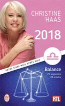 Couverture du livre « Balance 2018 » de Christine Haas aux éditions J'ai Lu