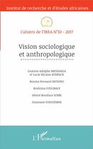 Couverture du livre « Cahiers de l'IREA t.10 : vision sociologique et anthropologique » de  aux éditions L'harmattan