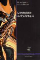 Couverture du livre « Morphologie mathématique (2e édition) » de Michel Schmitt et Juliette Mattioli aux éditions Presses De L'ecole Des Mines