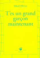 Couverture du livre « T'Es Un Grand Garcon Maintenant » de Mikael Ollivier aux éditions Thierry Magnier