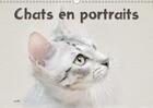 Couverture du livre « Chats en portraits calendrier mural 2019 din a3 horizontal - serie de 12 creations original » de Sudpastel K.A. aux éditions Calvendo