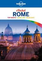 Couverture du livre « Lonely Planet Pocket Rome » de Garwood aux éditions Loney Planet Publications