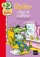 Couverture du livre « Ratus chez le coiffeur » de Jeanne Guion et Jean Guion et Olivier Vogel aux éditions Hatier