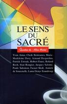 Couverture du livre « Le sens du sacre » de  aux éditions Albin Michel