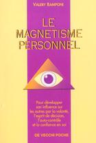 Couverture du livre « Le magnetisme » de Ramponi/Val Ry aux éditions De Vecchi