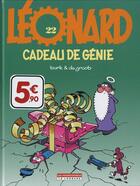 Couverture du livre « Léonard T.22 ; cadeau de génie » de Bob De Groot et Turk aux éditions Lombard