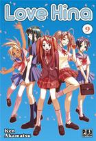 Couverture du livre « Love Hina Tome 9 » de Ken Akamatsu aux éditions Pika