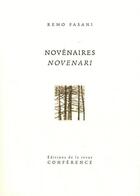 Couverture du livre « Novénaires/novenari » de Remo Fasani et Pierre-Yves Gabioud et Urbe Condita aux éditions Conference