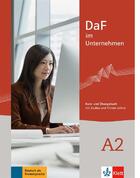 Couverture du livre « Daf im unternehmen a2 livre + cahier » de  aux éditions La Maison Des Langues