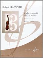 Couverture du livre « 6 solos progressifs opus 62, solo a en la mineur » de Leonard Hubert aux éditions Gerard Billaudot
