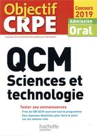 Couverture du livre « Qcm crpe : sciences et technologie 2019 » de Jack Guichard aux éditions Hachette Education