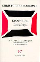 Couverture du livre « Édouard II » de Christopher Marlowe aux éditions Gallimard