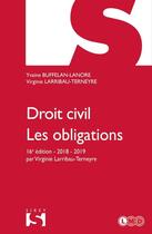 Couverture du livre « Droit civil ; les obligations » de Virginie Larribau-Terneyre et Yvaine Buffelan-Lanore aux éditions Sirey