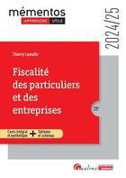 Couverture du livre « Fiscalité des particuliers et des entreprises : Cours intégral et synthétique + Tableaux et schémas » de Thierry Lamulle aux éditions Gualino