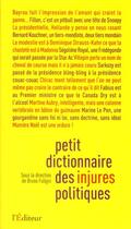 Couverture du livre « Petit dictionnaire des injures politiques » de Bruno Fuligni aux éditions L'editeur