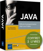 Couverture du livre « Java ; coffret de 2 livres : débutez la programmation objet sous Eclipse » de Frederic Delechamp et Herve Boisgontier aux éditions Eni