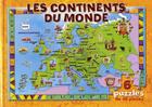 Couverture du livre « Livre de puzzles/les continents du monde » de Adaptation Piccolia aux éditions Piccolia