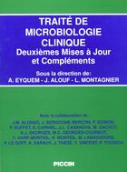 Couverture du livre « Traite de microbiologie clinique 2e ; mises a jour et complexe » de  aux éditions Piccin