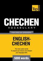 Couverture du livre « Chechen Vocabulary for English Speakers - 5000 Words » de Andrey Taranov aux éditions T&p Books