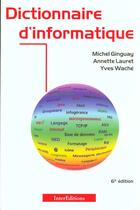 Couverture du livre « Dictionnaire Informatique » de Michel Ginguay aux éditions Intereditions
