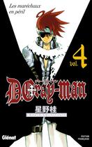 Couverture du livre « D.Gray-Man Tome 4 : les maréchaux en péril » de Katsura Hoshino aux éditions Glenat