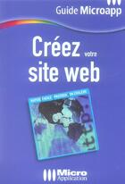 Couverture du livre « Creez Votre Site Web » de Sylvie Delmas aux éditions Micro Application