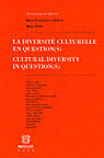 Couverture du livre « La diversite culturelle en question » de Marie-Francoise Labouz et Marc Wise aux éditions Bruylant