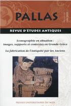 Couverture du livre « Iconographie en contexte. images, supports et contextes en grande grece - la fabrication de l'antiqu » de Bievre-Perrin/Ripoll aux éditions Pu Du Mirail