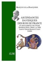 Couverture du livre « Ascendances davidiques des rois de France » de Andre De La Franquerie aux éditions Saint-remi