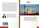 Couverture du livre « Entrepreneuriat versus management de projet » de Jaziri Raouf aux éditions Editions Universitaires Europeennes