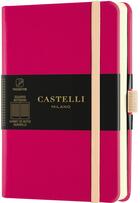 Couverture du livre « Carnet aquarela poche quadrille fuschia » de Castelli aux éditions Castelli Milano