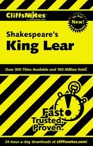 Couverture du livre « CliffsNotes on Shakespeare's King Lear » de Metzger Sheri aux éditions Houghton Mifflin Harcourt