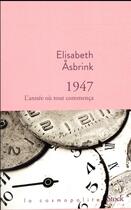 Couverture du livre « 1947 » de Elisabeth Asbrink aux éditions Stock
