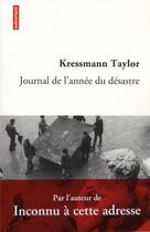 Couverture du livre « Journal de l'annee du desastre » de Kressmann Taylor K. aux éditions Autrement