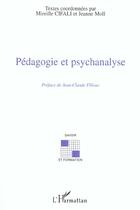 Couverture du livre « Pédagogie et psychanalyse » de  aux éditions L'harmattan